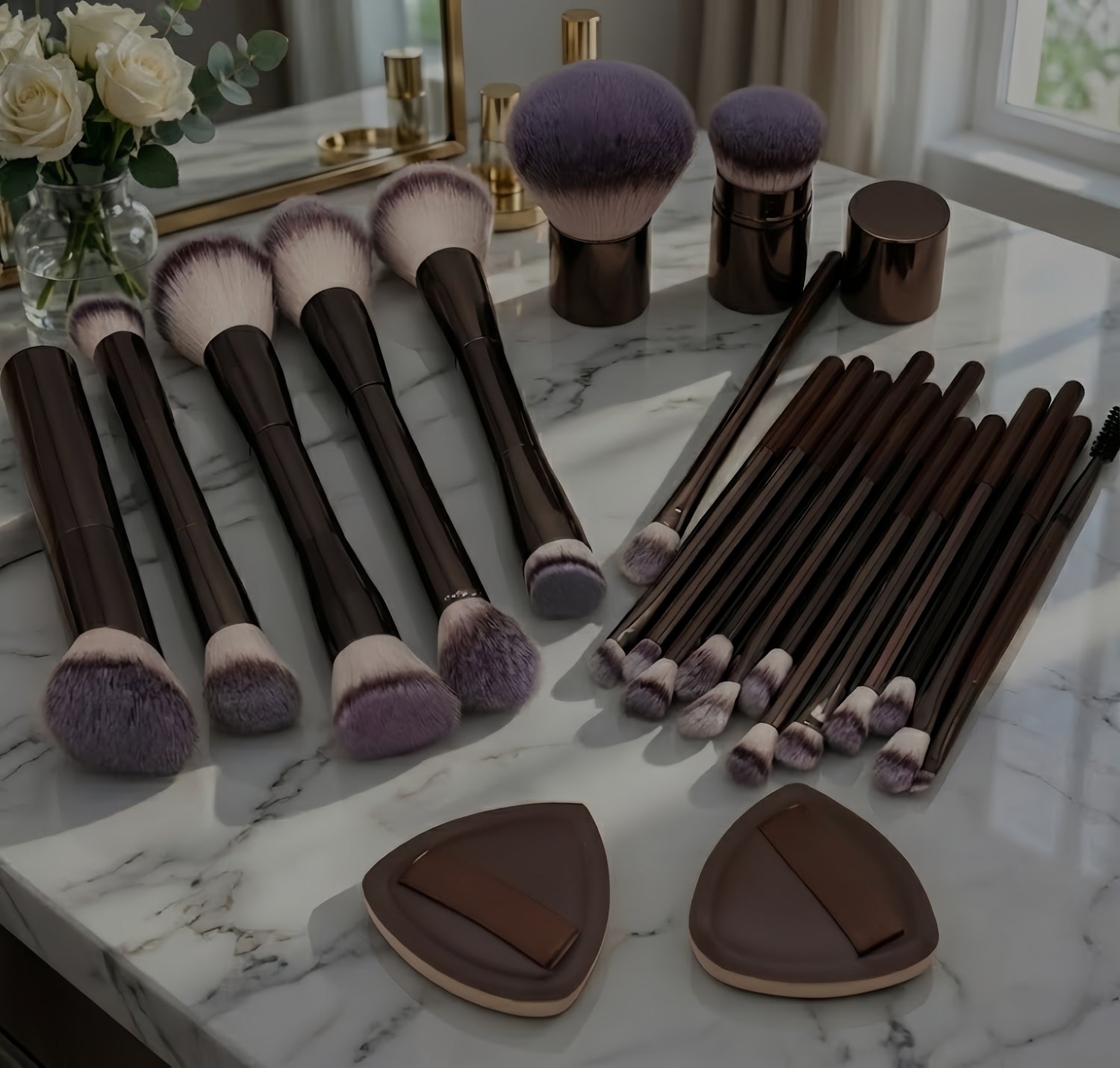 Ensemble de 20 pinceaux de maquillage