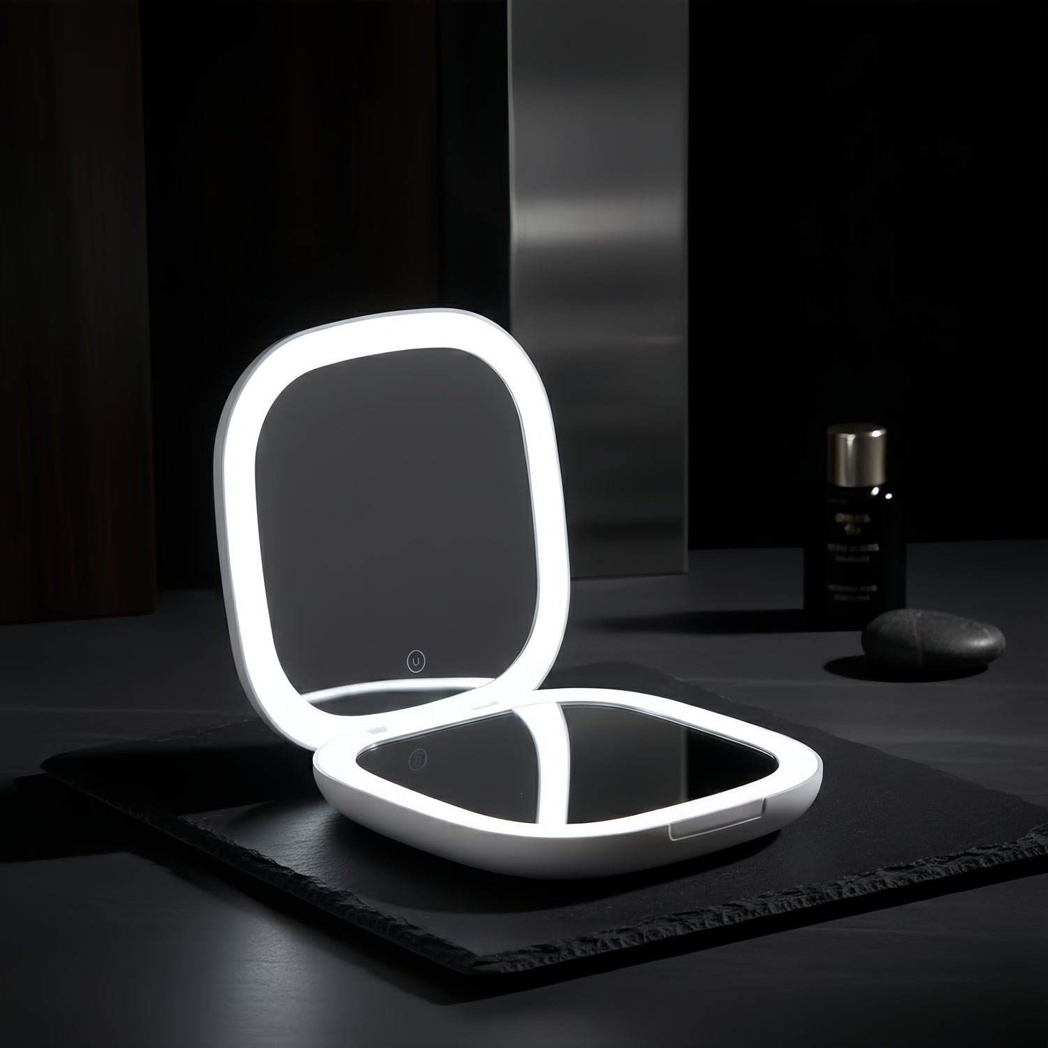Miroir de maquillage grossissant LED